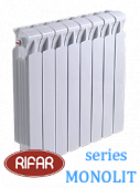 Радиатор биметаллический RIFAR МONOLIT (боковое подключение) 500/14 секции с доставкой в Армавир